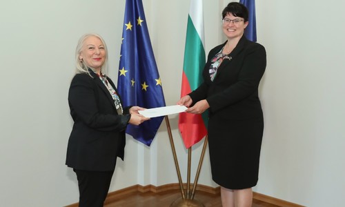Deputy Minister Ivanka Tasheva Meets with the New Greek Ambassador to Bulgaria 